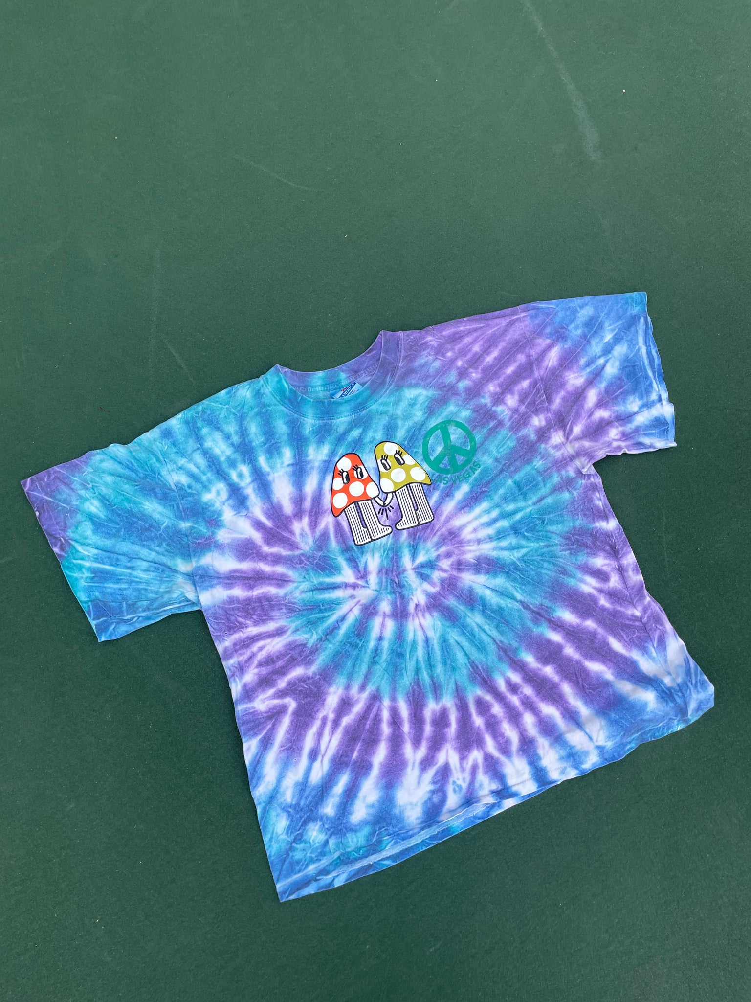 Shrooms Tie-Dyed Tee (XL)
