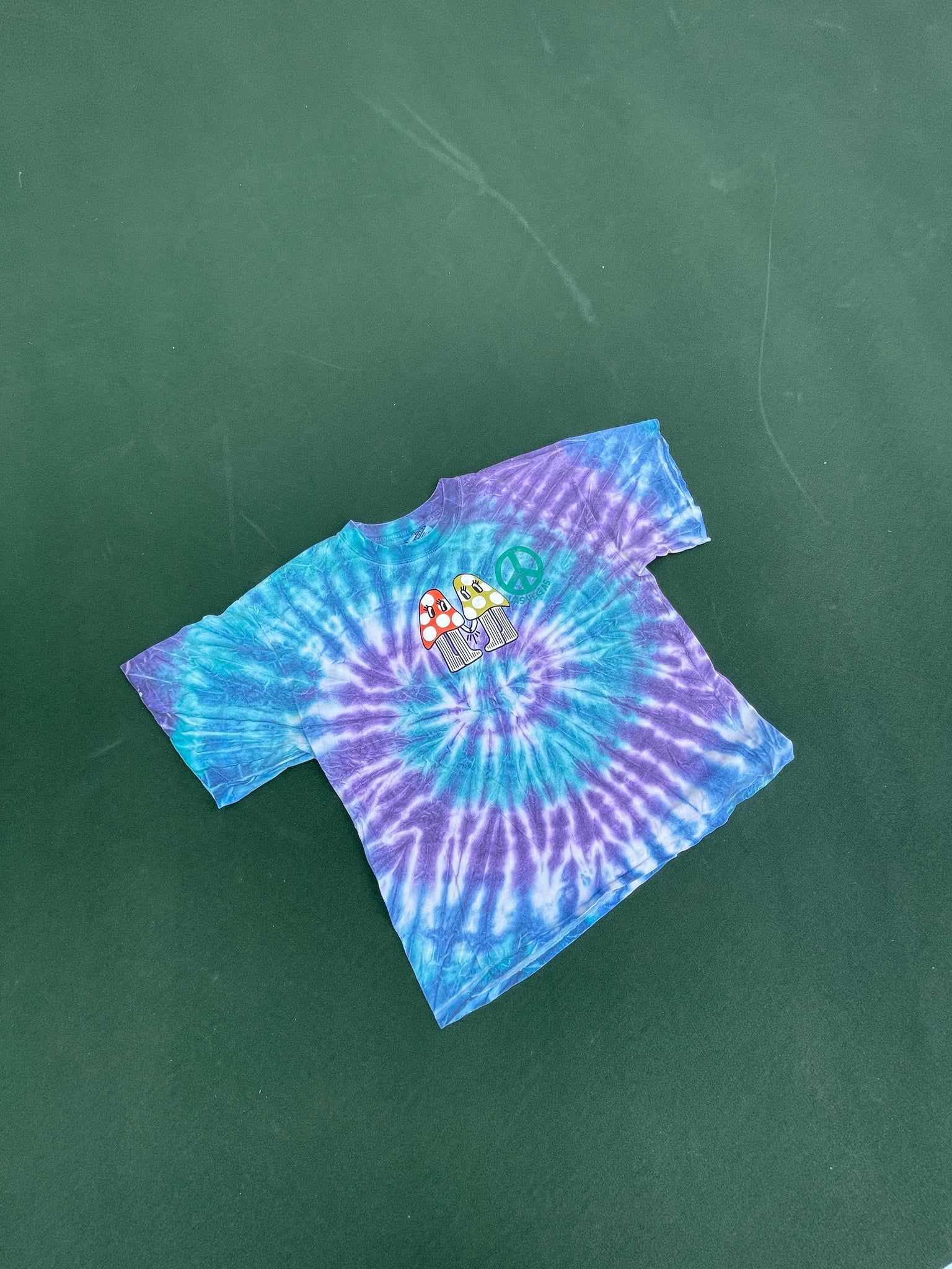 Shrooms Tie-Dyed Tee (XL)